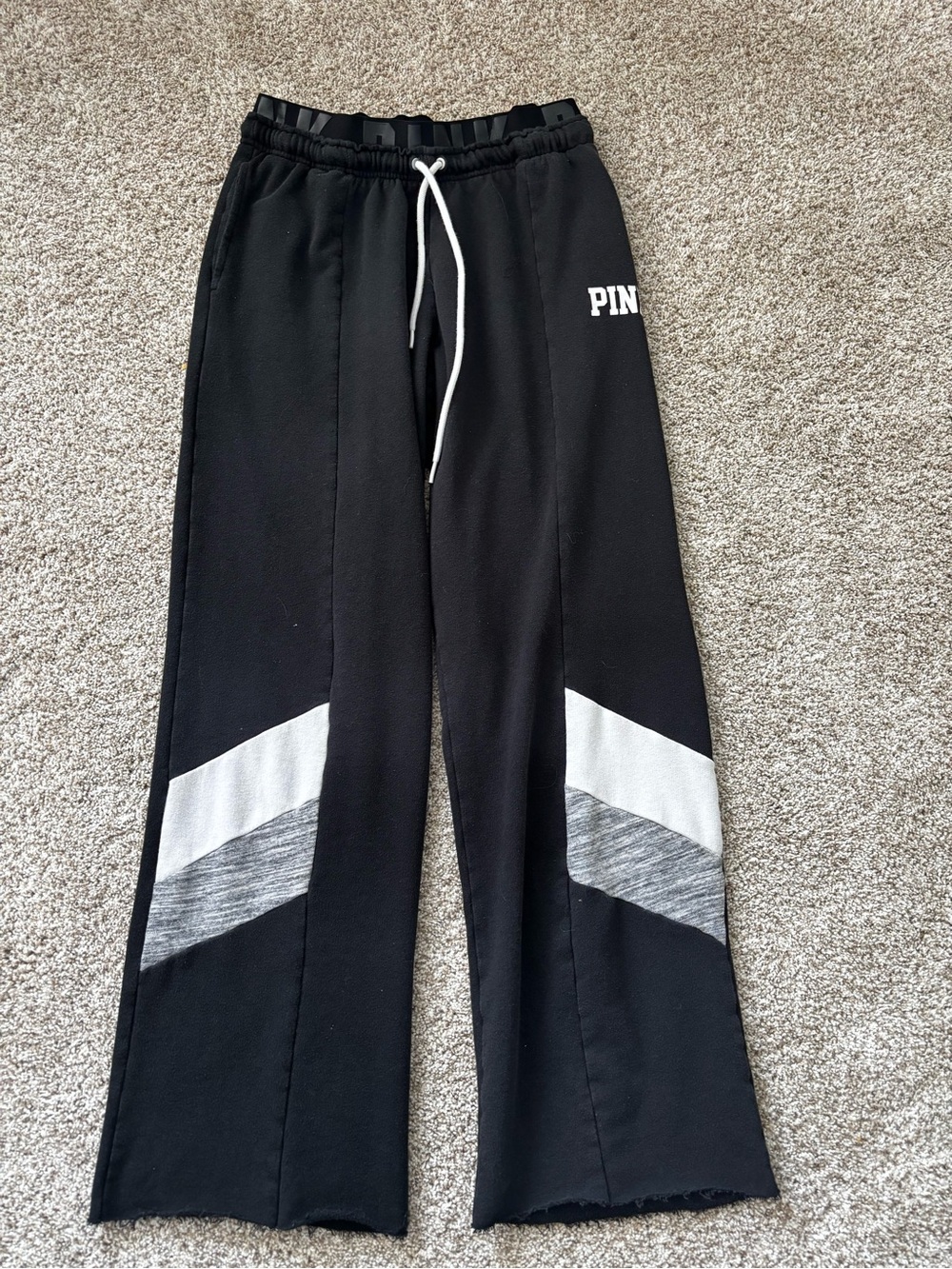 PINK double waist band sweatpants